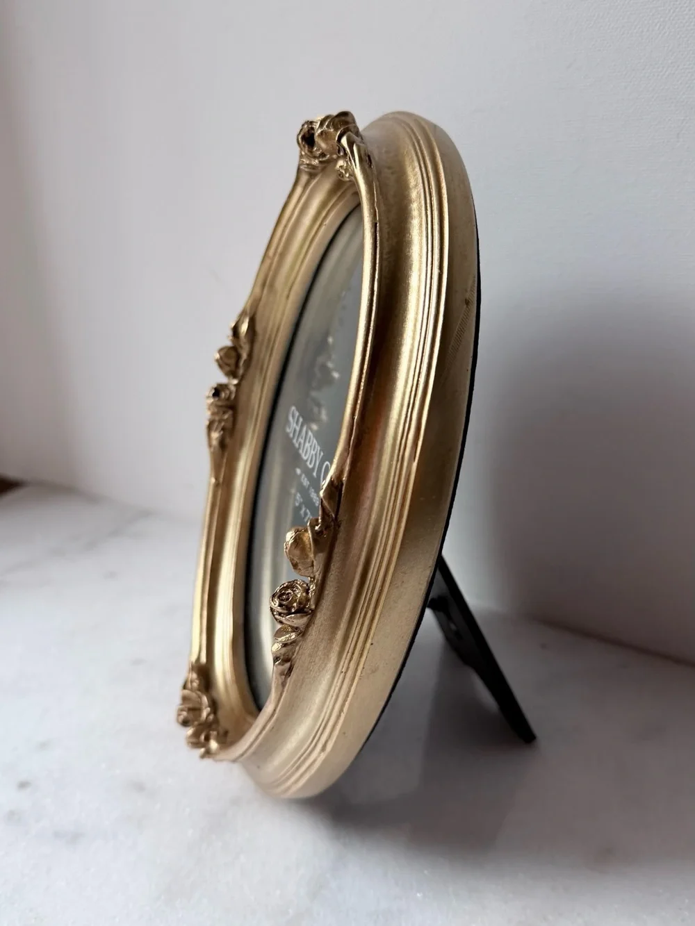 Shabby Chic Gold Oval Picture Frame - 4